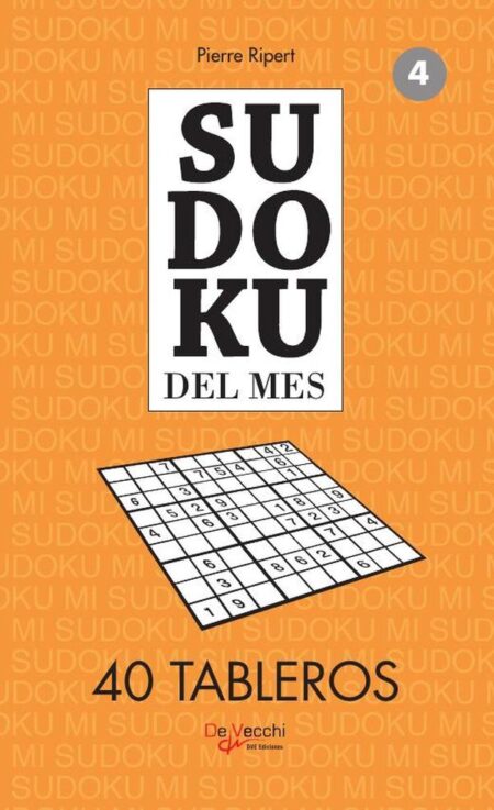 Sudoku del mes 4 - 40 tableros:40 tableros para soluciniar