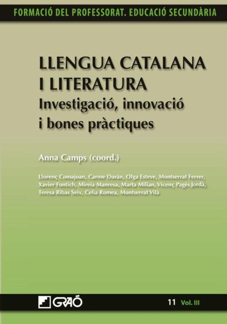 Llengua Catalana i Literatura:Investigació, innovació i bones pràctiques