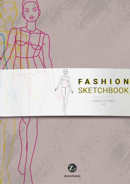 Fashion Sketchbook:FEMALE CATWALK A4