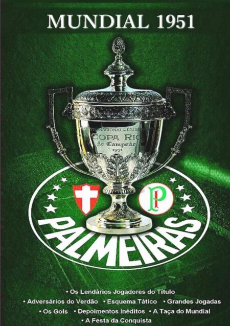 Livro Mundial Palmeiras 1951 Em Branco:Livro de Zoeira contra o Palmeiras, com todas as páginas em branco, pois o Palmeiras não tem mundial