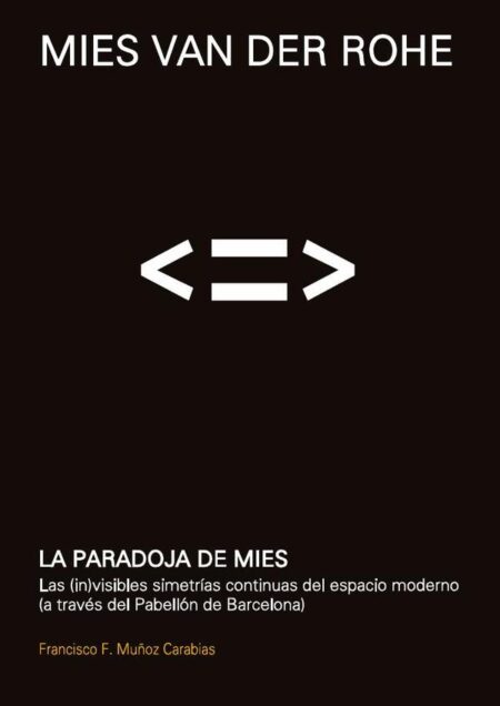 Mies Van Der Rohe. La paradoja de Mies:Las (in)visibles simetrías continuas del espacio moderno (a través del Pabellón de Barcelona)