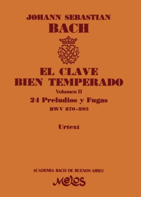 BA13394 - El clave bien temperado - Volúmen 2