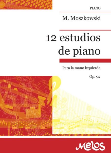 BA8779 - 12 estudios de piano para la mano izquierda Op.92