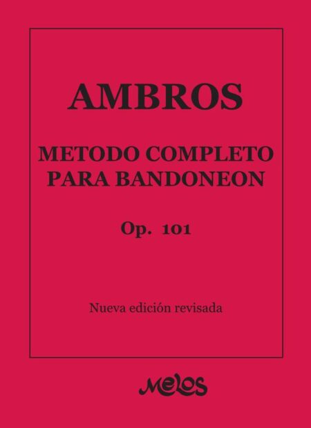 BA9122 - Método completo para bandoneón - Op. 101