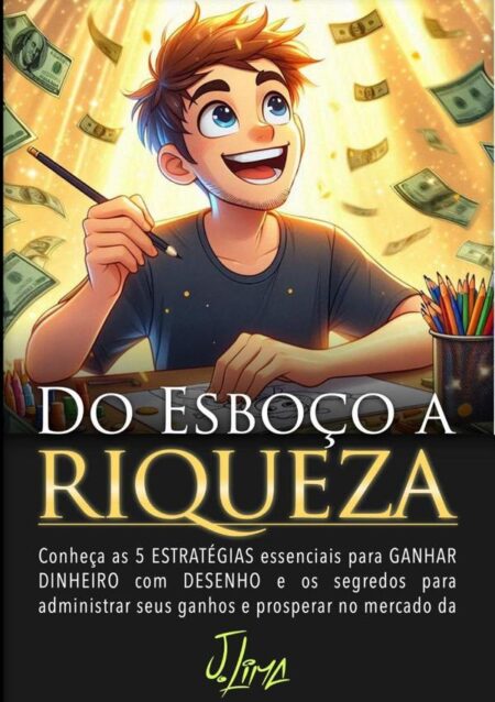 Do Esboço A Riqueza:As 5 ESTRATÉGIAS essenciais para ganhar dinheiro com seu DESENHO, administrar seus ganhos e prosperar no mercado da ilustração.