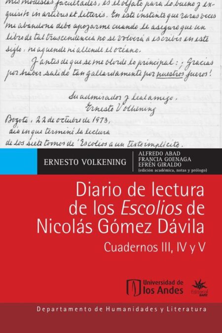 Diario de lectura de los Escolios de Nicolás Gómez Dávila:Cuadernos III, IV y V