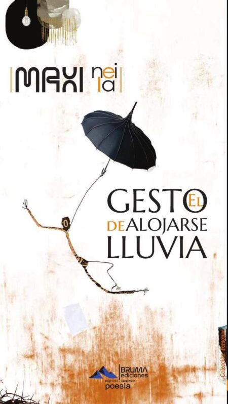 El gesto de alojarse lluvia