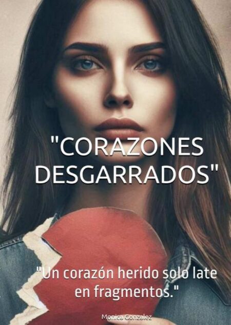 "corazones Desgarrados":"Un corazón herido solo late en fragmentos"