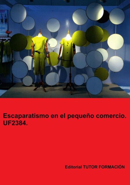 Escaparatismo en el pequeño comercio. UF2384.