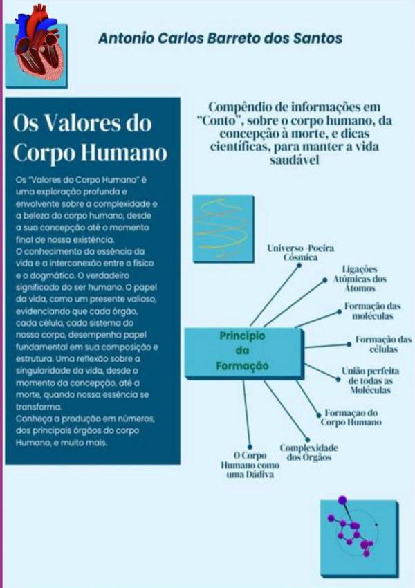 Os Valores Do Corpo Humano:Compêndio de informações em “Conto”, sobre o corpo humano, da concepção à morte