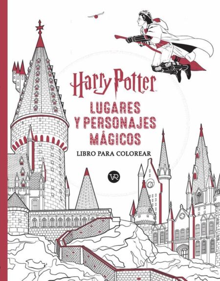 Harry Potter: Lugares y personajes mágicos:Libro para colorear