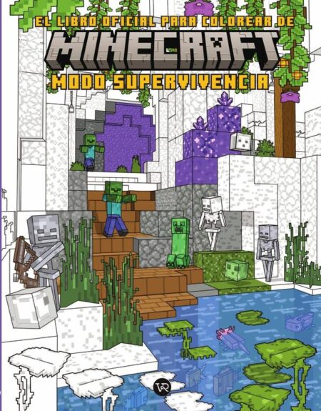 Minecraft: Modo supervivencia:El libro oficial de Minecraft modo supervivencia para colorear