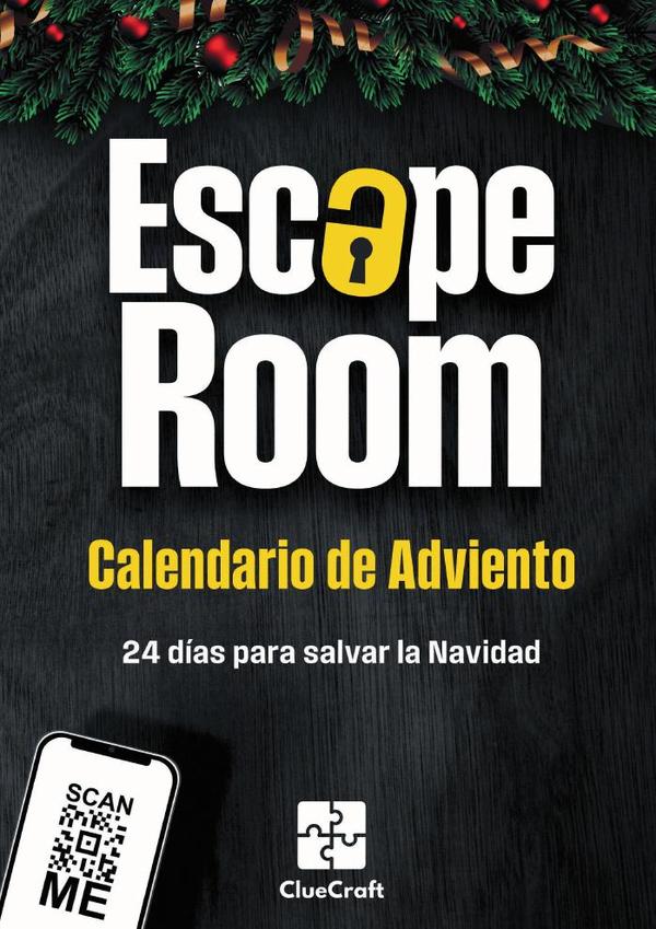 Calendario de Adviento Escape Room:Un misterio de Adviento por resolver - 24 días para salvar la Navidad - El calendario de Adviento de enigmas y acertijos para adultos