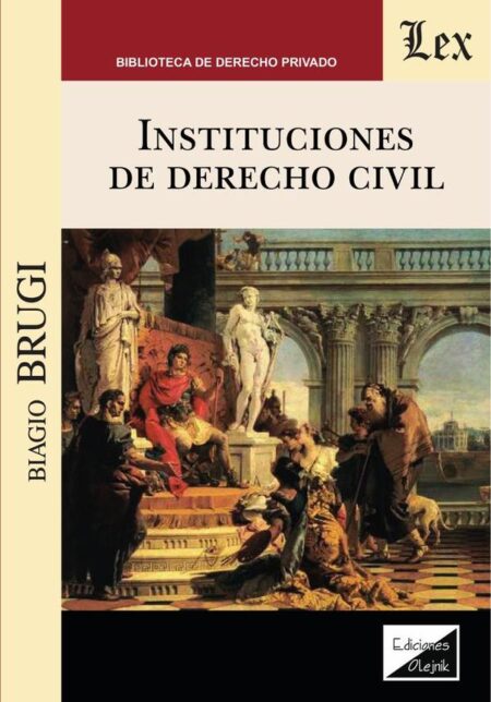 Instituciones de derecho civil