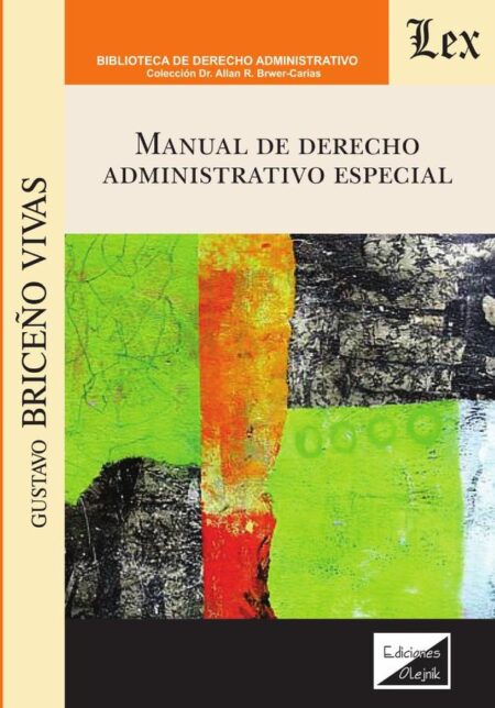 Manual de derecho administrativo especial