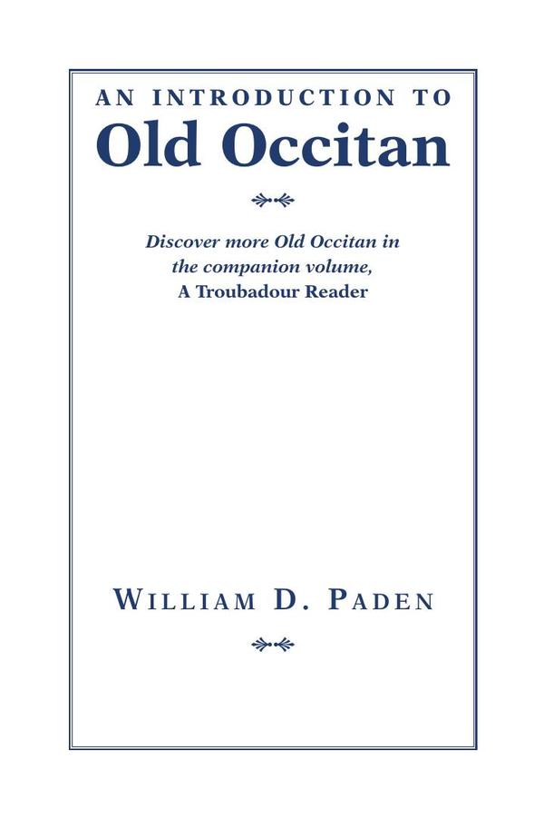 An Introduction to Old Occitan
