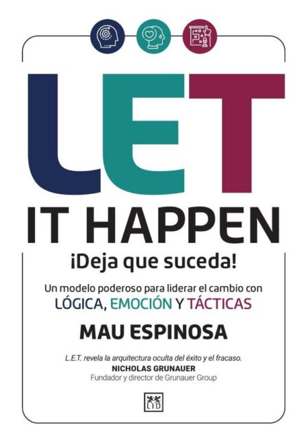 Let it happen. ¡Deja que suceda!:Un modelo poderoso para liderar el cambio con lógica, emoción y tácticas