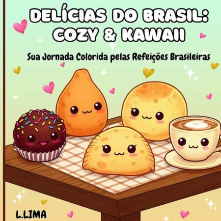 Delícias Do Brasil: Cozy & Kawaii:Sua Jornada Colorida pelas Refeições Brasileiras
