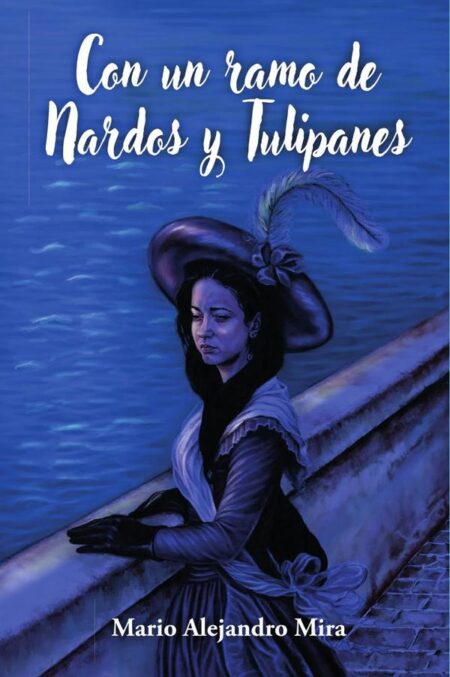 Con un ramo de Nardos y Tulipanes