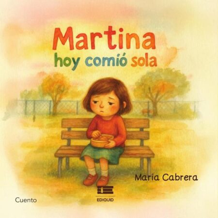 Martina hoy comió sola