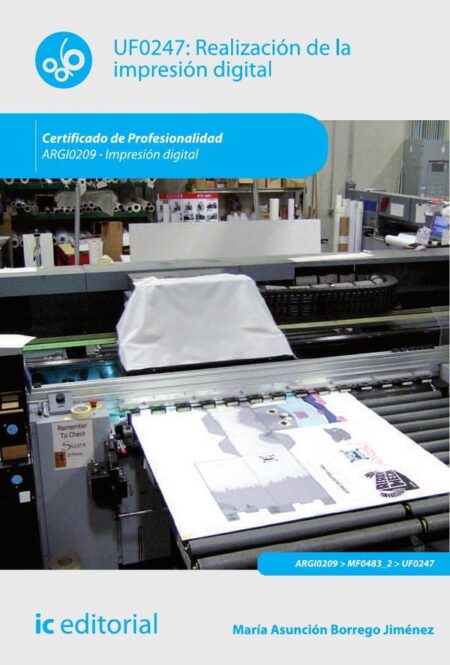 Realización de la impresión digital. ARGI0209 - Impresión digital