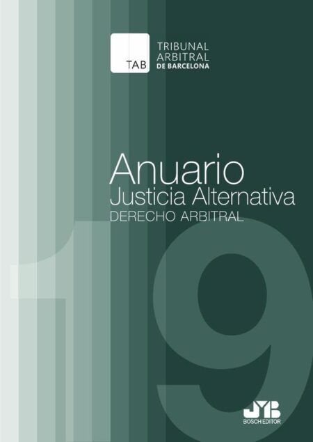 Anuario Justicia Alternativa, Número 15, Año 2019