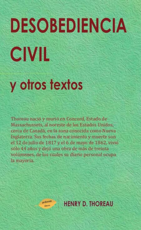Desobediencia Civil y otros textos