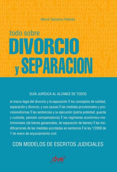 Todo sobre divorcio y separación