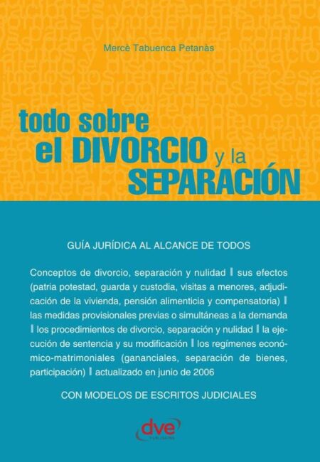 Todo sobre el divorcio y la separación