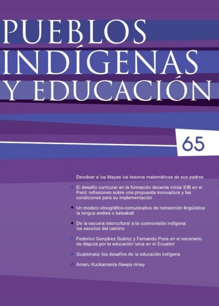 Pueblos Indígenas y Educación N. 65