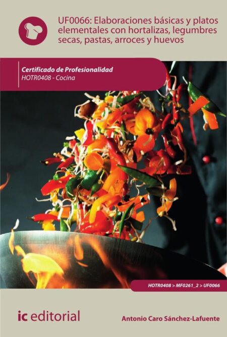 Elaboraciones básicas y platos elementales con hortalizas, legumbres secas, pastas, arroces y huevos . HOTR0408 - Cocina