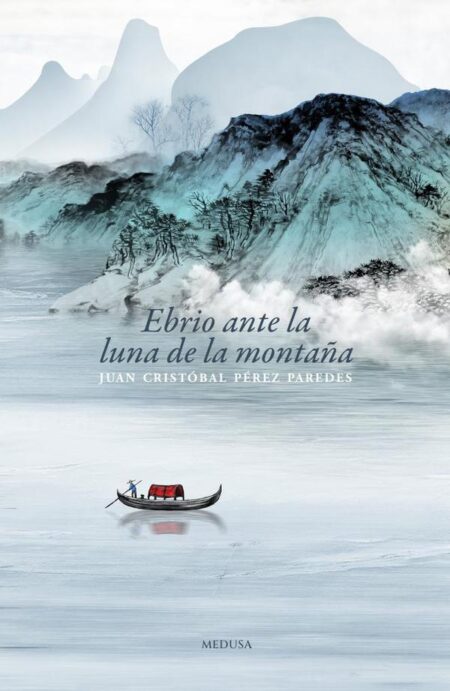 Ebrio ante la luna de la montaña