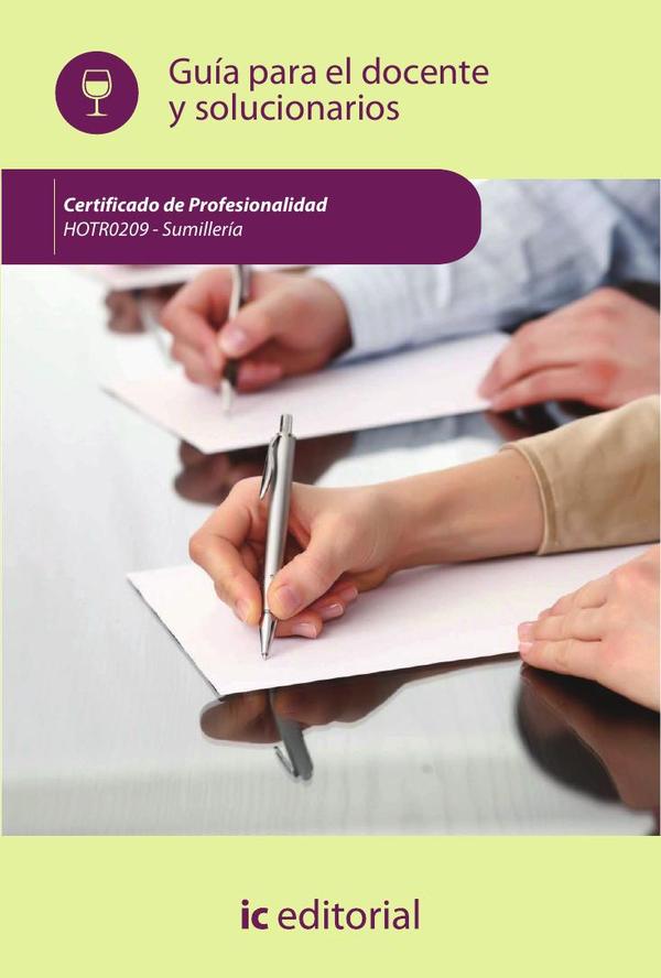 Sumillería. HOTR0209 - Guía para el docente y solucionario
