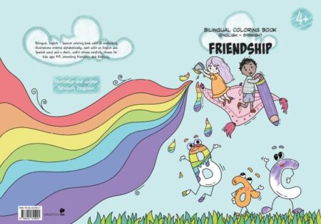 Friendship:Bilingual Coloring Book (English – Spanish)