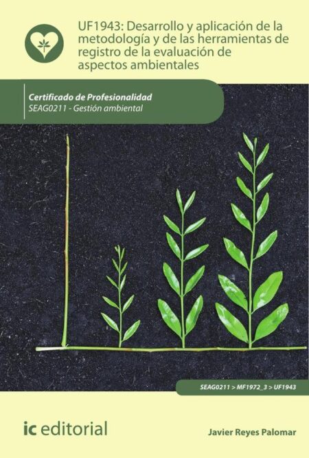Desarrollo y aplicación de la metodología y de las herramientas de registro de la evaluación de aspectos ambientales. SEAG0211 - Gestión ambiental
