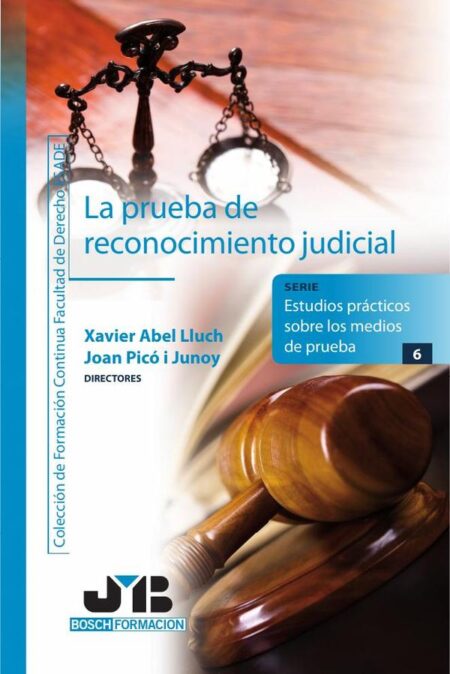 La prueba de reconocimiento judicial.