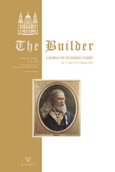 The Builder N.º 4 (English):A Journal For The Masonic Student