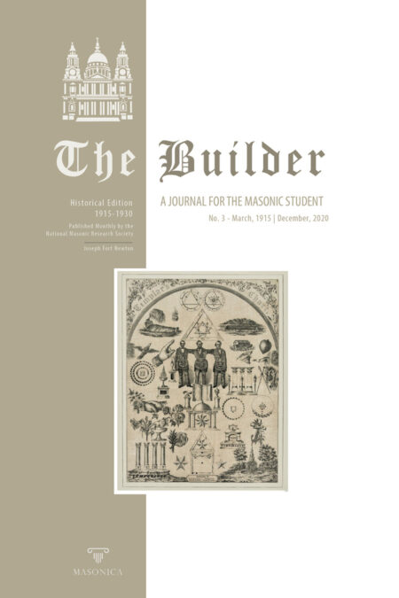 The Builder N.º 3 (English):A Journal For The Masonic Student