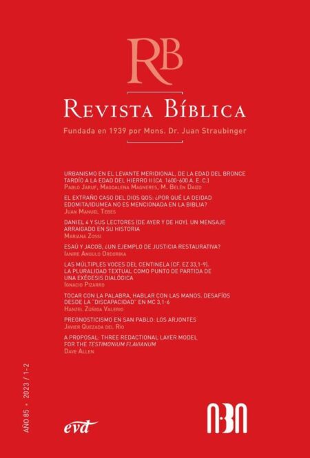 Revista Bíblica 2023/1-2 - Año 85