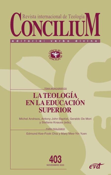 La teología en la Educación Superior:Concilium 403