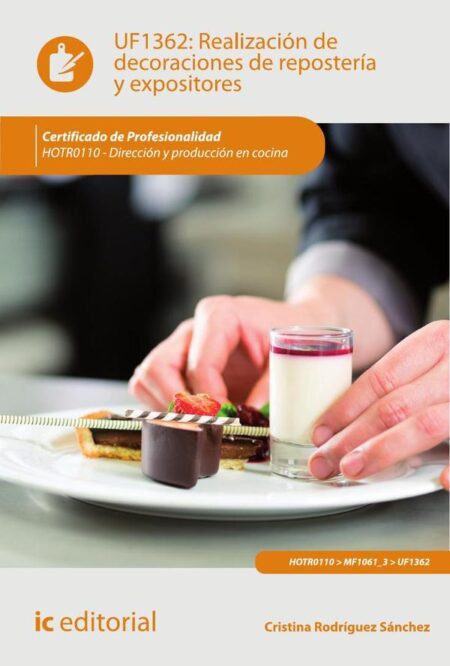 Realización de decoraciones de repostería y expositores. HOTR0110 - Dirección y producción en cocina