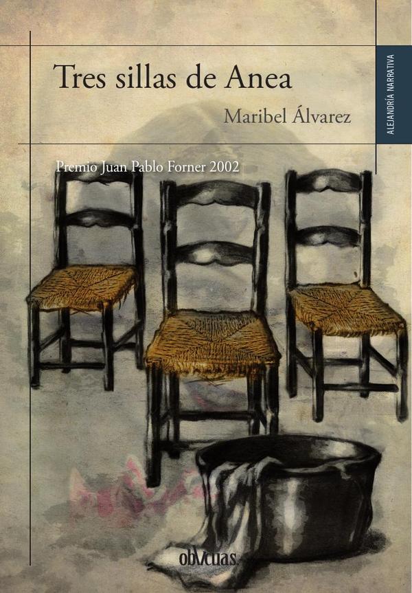 Tres sillas de anea