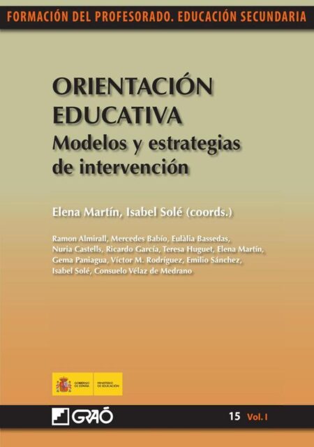 Orientación Educativa. Modelos y estrategias de intervención