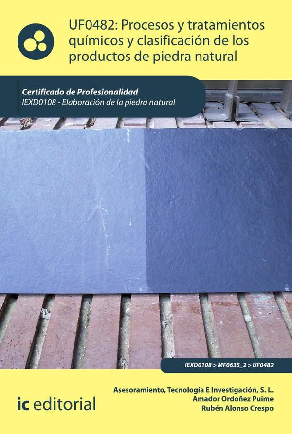 Procesos y tratamientos químicos y clasificación de los productos de piedra natural. IEXD0108 - Elaboración de la piedra natural