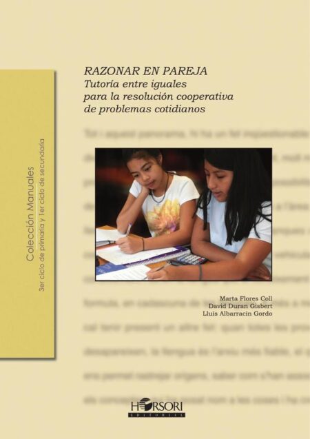 Razonar en pareja:Tutoría entre iguales para la resolución cooperativa de problemas cotidianos