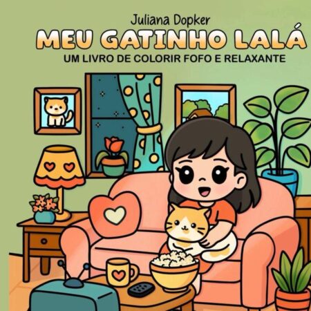 Meu Gatinho Lalá:Um livro de colorir fofo e relaxante