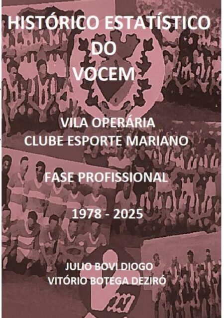 Histórico Estatístico Do Vocem 1978 - 2025
