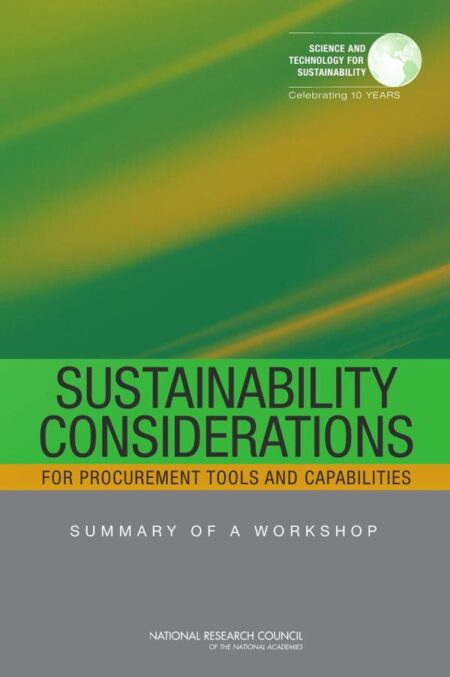 Sustainability Considerations for Procurement Tools and Capabilities