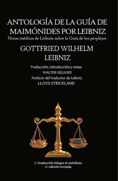 Antología de la Guía de Maimónides por Leibniz:Notas inéditas de Leibniz sobre la Guía de los perplejos