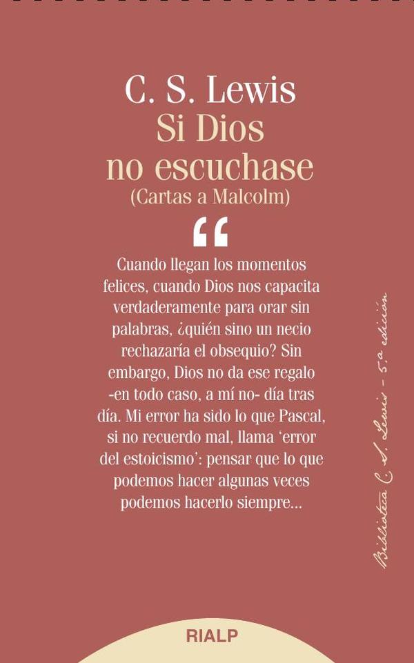 Si Dios no escuchase:Cartas a Malcom